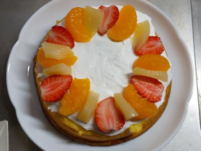 �t���[�c�����ׂ�ꂽ�������̃P�[�L